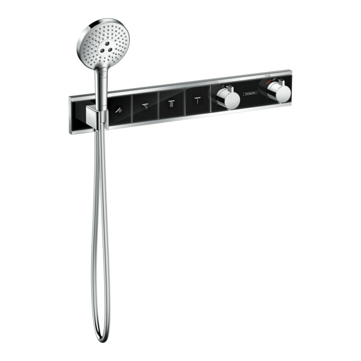 hansgrohe Fertigmontageset RainSelect UP-THM, m i. Brauseha., 4 Verbr., sw/vc
