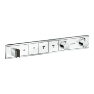 hansgrohe Fertigmontageset RainSelect UP-THM, m i. Brauseha., 4 Verbr., we/vc