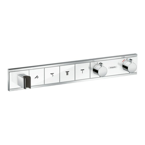 hansgrohe Fertigmontageset RainSelect UP-THM, m i. Brauseha., 4 Verbr., we/vc