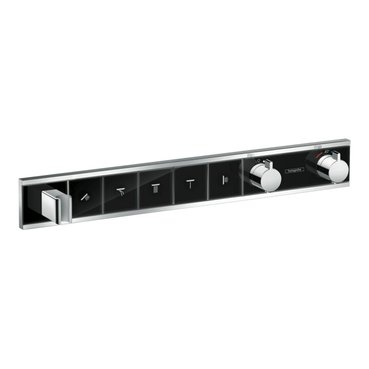 hansgrohe Fertigmontageset RainSelect UP-THM, m i. Brauseha., 5 Verbr., sw/vc
