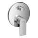 hansgrohe Fertigmontageset Rebris E UP-Wannen-Einhebelmischer, 2 Verbraucher, chrom-1