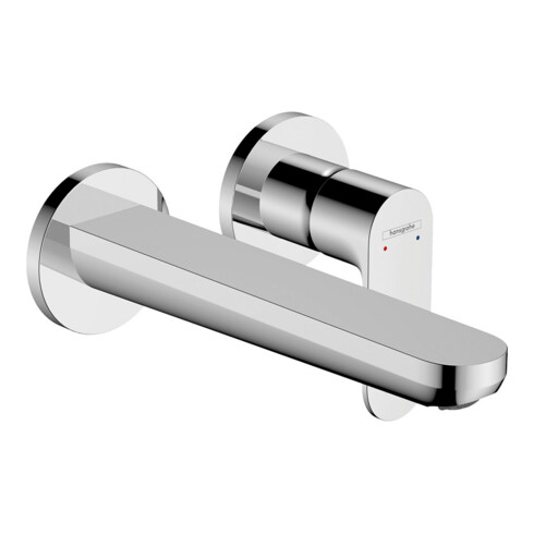 hansgrohe Fertigmontageset Rebris S UP-EHM, f Wandmont., m Ausl. 200mm, chr