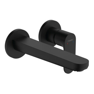 hansgrohe Fertigmontageset Rebris S UP-EHM, f Wd, m Ausl. 200mm, matt-sw