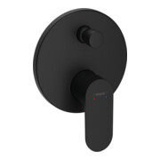hansgrohe Fertigmontageset Rebris S UP-Wannen-Einhebelmischer, 2 Verbr., mattschwarz