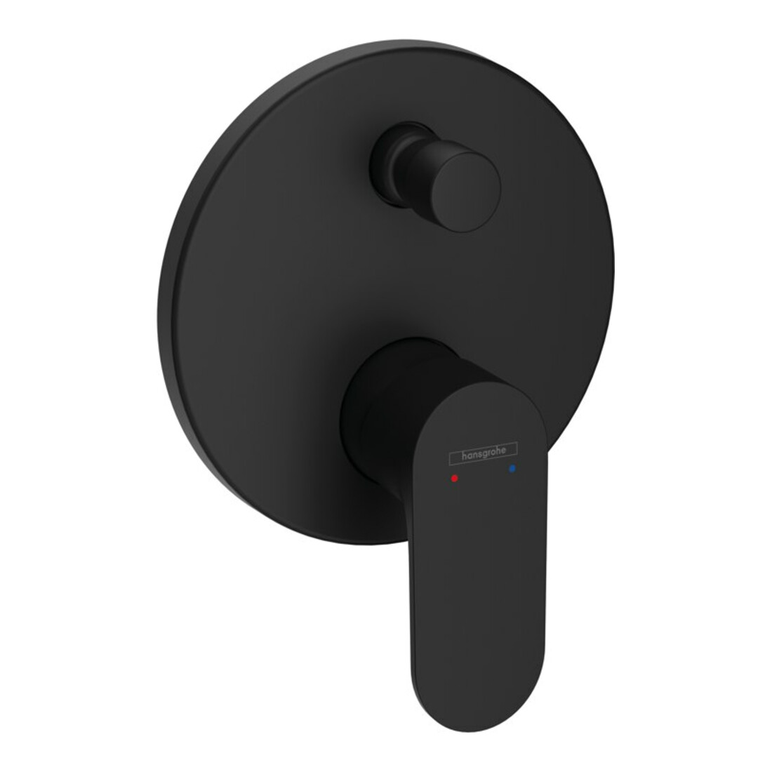 hansgrohe Fertigmontageset Rebris S UP-Wannen-Einhebelmischer, 2 Verbr., mattschwarz