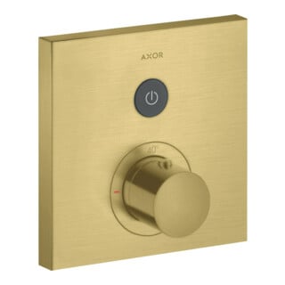 hansgrohe Fertigmontageset ShowerSelect UP-THM, 1 Verbr., eckig, brushed brass