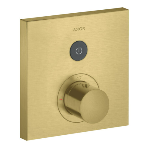 hansgrohe Fertigmontageset ShowerSelect UP-THM, 1 Verbr., eckig, brushed brass