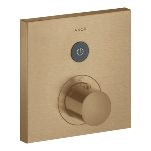 hansgrohe Fertigmontageset ShowerSelect UP-THM, 1 Verbr., eckig, brushed bronze