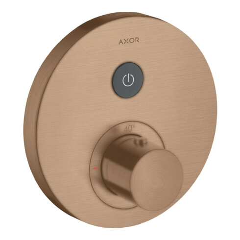hansgrohe Fertigmontageset ShowerSelect UP-THM, 1 Verbr., rund, brushed red gold