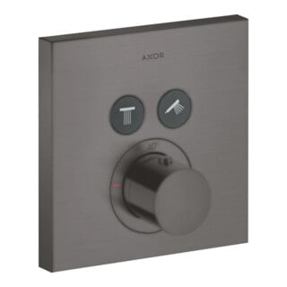 hansgrohe Fertigmontageset ShowerSelect UP-THM, 2 Verbr., eck., brush. bla vc