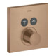 hansgrohe Fertigmontageset ShowerSelect UP-THM, 2 Verbr., eck., brushed red gold-1