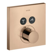 hansgrohe Fertigmontageset ShowerSelect UP-THM, 2 Verbr., eck., pol. red gold