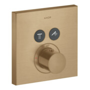 hansgrohe Fertigmontageset ShowerSelect UP-THM, 2 Verbr., eckig, brushed bronze