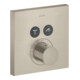 hansgrohe Fertigmontageset ShowerSelect UP-THM, 2 Verbr., eckig, brushed nickel-1