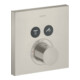 hansgrohe Fertigmontageset ShowerSelect UP-THM, 2 Verbr., eckig, Edelstahl-Optik-1