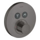 hansgrohe Fertigmontageset ShowerSelect UP-THM, 2 Verbr., rd, brush. bla chrome-1