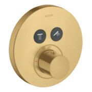 hansgrohe Fertigmontageset ShowerSelect UP-THM, 2 Verbr., rd, brushed gold optic