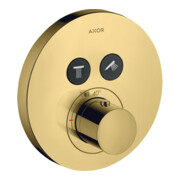 hansgrohe Fertigmontageset ShowerSelect UP-THM, 2 Verbr., rd, pol. gold optic