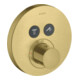hansgrohe Fertigmontageset ShowerSelect UP-THM, 2 Verbr., rund, brushed brass-1