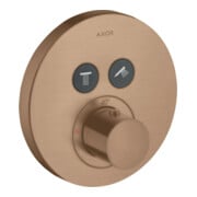 hansgrohe Fertigmontageset ShowerSelect UP-THM, 2 Verbr., rund, brushed red gold