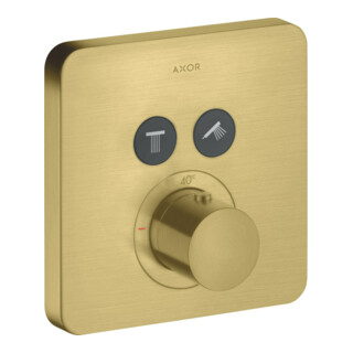 hansgrohe Fertigmontageset ShowerSelect UP-THM, 2 Verbr., Softc, brushed brass