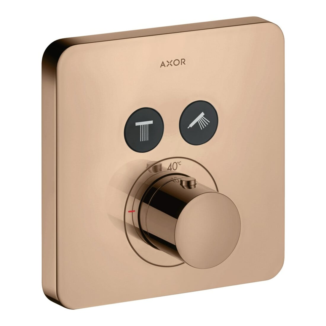 hansgrohe Fertigmontageset ShowerSelect UP-THM, 2 Verbr., Softc, pol. red gold
