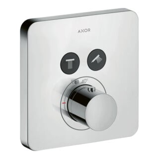 hansgrohe Fertigmontageset ShowerSelect UP-THM, 2 Verbraucher, softcube, chrom
