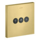hansgrohe Fertigmontageset ShowerSelect UP-Vtl, 3 Verbr., eckig, brushed brass-1