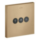 hansgrohe Fertigmontageset ShowerSelect UP-Vtl, 3 Verbr., eckig, brushed bronze-1