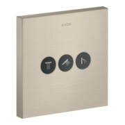 hansgrohe Fertigmontageset ShowerSelect UP-Vtl, 3 Verbr., eckig, brushed nickel