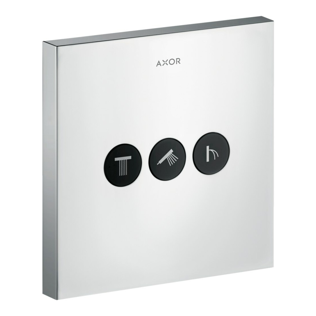 hansgrohe Fertigmontageset ShowerSelect UP-Vtl, 3 Verbr., eckig, Edelstahl-Optik
