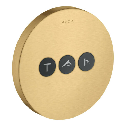 hansgrohe Fertigmontageset ShowerSelect UP-Vtl, 3 Verbr., rd, brushed gold optic