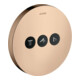 hansgrohe Fertigmontageset ShowerSelect UP-Vtl, 3 Verbr., rd, polished red gold-1