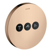 hansgrohe Fertigmontageset ShowerSelect UP-Vtl, 3 Verbr., rd, polished red gold