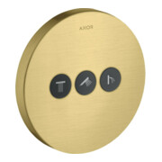 hansgrohe Fertigmontageset ShowerSelect UP-Vtl, 3 Verbr., rund, brushed brass