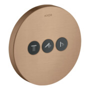 hansgrohe Fertigmontageset ShowerSelect UP-Vtl, 3 Verbr., rund, brushed red gold