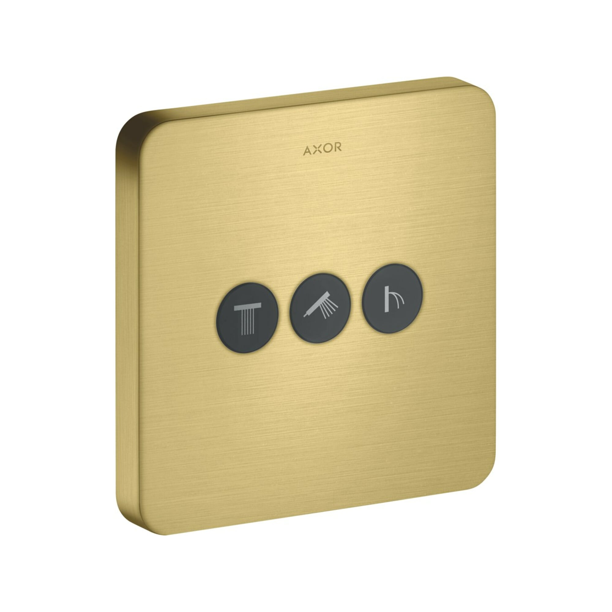 hansgrohe Fertigmontageset ShowerSelect UP-Vtl, f 3 Verbr., Softc, brushed brass