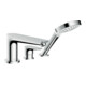 hansgrohe Fertigmontageset Talis E 3-Loch-Wannenrandarmatur, chrom-1