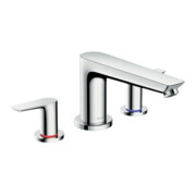 hansgrohe Fertigmontageset Talis E 3-Loch-Wannenrandarmatur, chrom