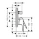 hansgrohe Fertigmontageset TALIS E Unterputz-Wannenmischer chrom-5