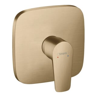 hansgrohe Fertigmontageset Talis E UP-Brause-Einhebelmischer, 1 Verbr., brushed bronze