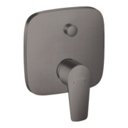 hansgrohe Fertigmontageset Talis E UP-Wannen-Einhebelmischer, brushed black chrome