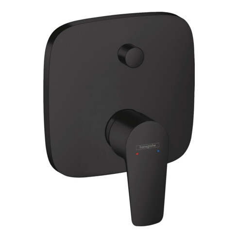 hansgrohe Fertigmontageset Talis E UP-Wannen-Einhebelmischer, mattschwarz