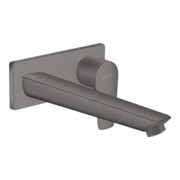hansgrohe Fertigmontageset Talis E UP-Waschtisch-Einhebelmischer, Ausl. 225mm, brush. bla vc