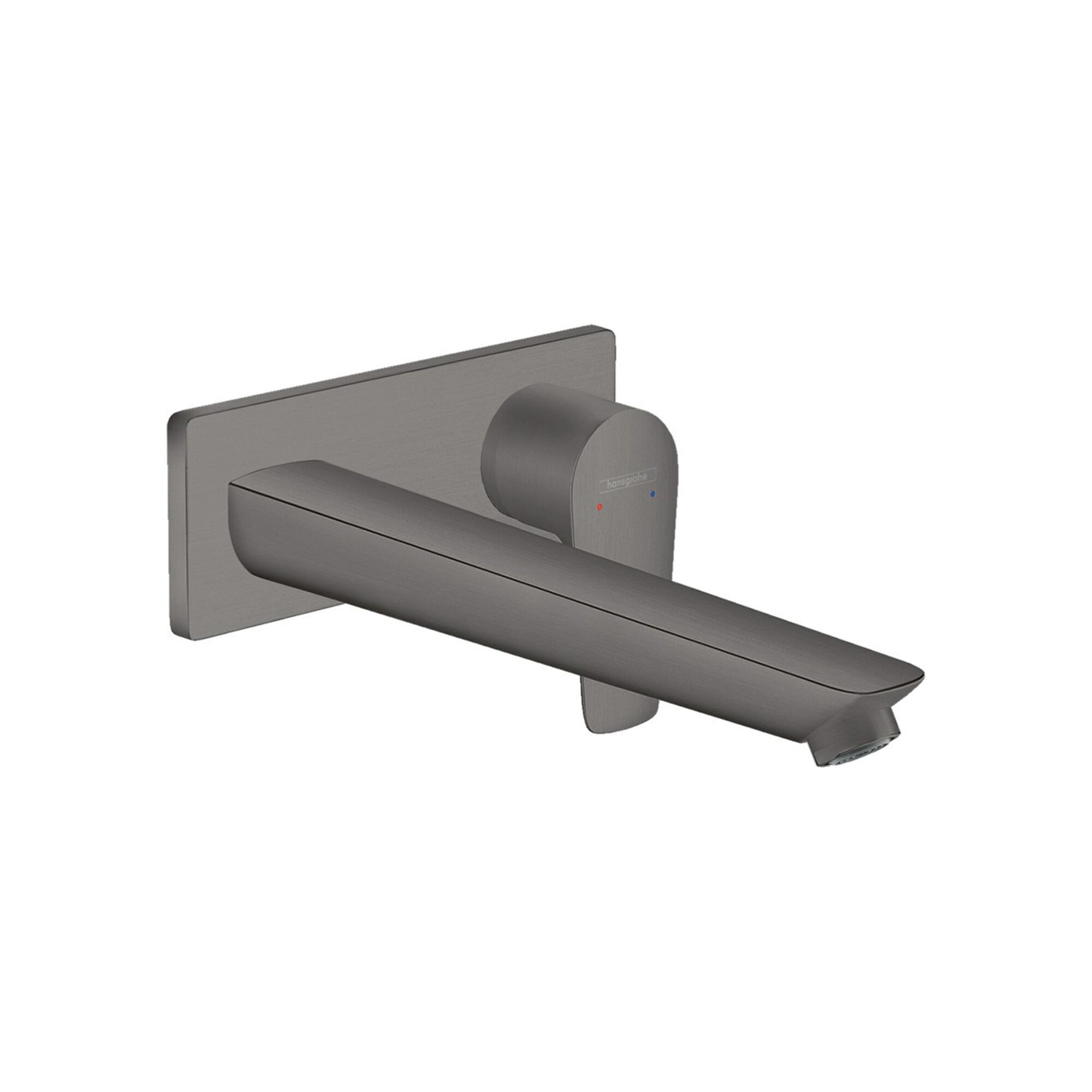 hansgrohe Fertigmontageset Talis E UP-Waschtisch-Einhebelmischer, Ausl. 225mm, brush. bla vc