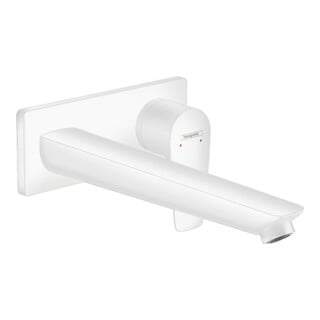 hansgrohe Fertigmontageset Talis E UP-Waschtisch-Einhebelmischer, Ausladung 225mm, mattweiß