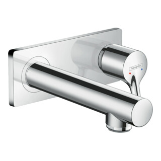 hansgrohe Fertigmontageset Talis S Ausl. 165mm, UP-Waschtisch-Einhebelmischer, f Wandmont., chr