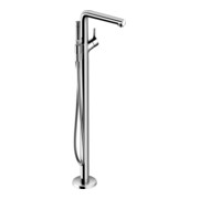 hansgrohe Fertigmontageset Talis S Wannen-Einhebelmischer, bodenstehend, chrom