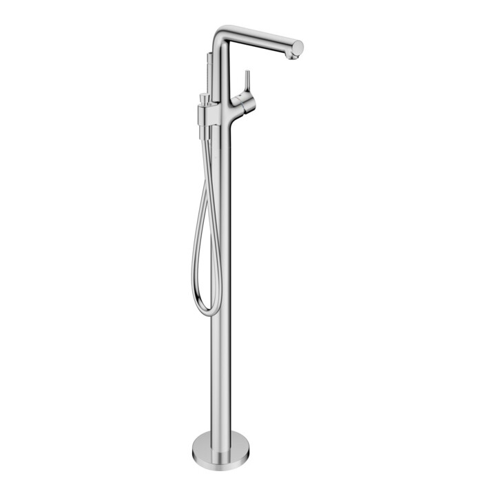 hansgrohe Fertigmontageset Talis S Wannen-Einhebelmischer, bodenstehend, chrom
