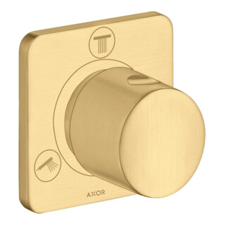 hansgrohe Fertigmontageset Trio/Quattro UP-Ab- u. Umstellvent., brush. gol optic
